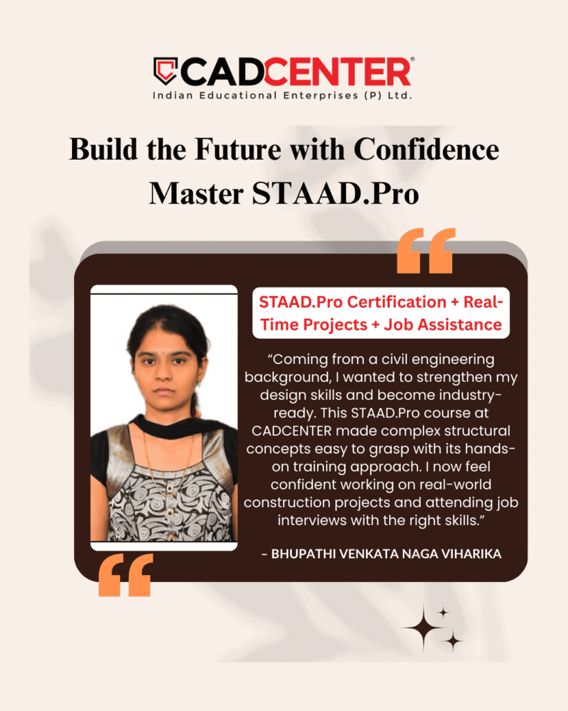 staad pro training institute in hyderabad