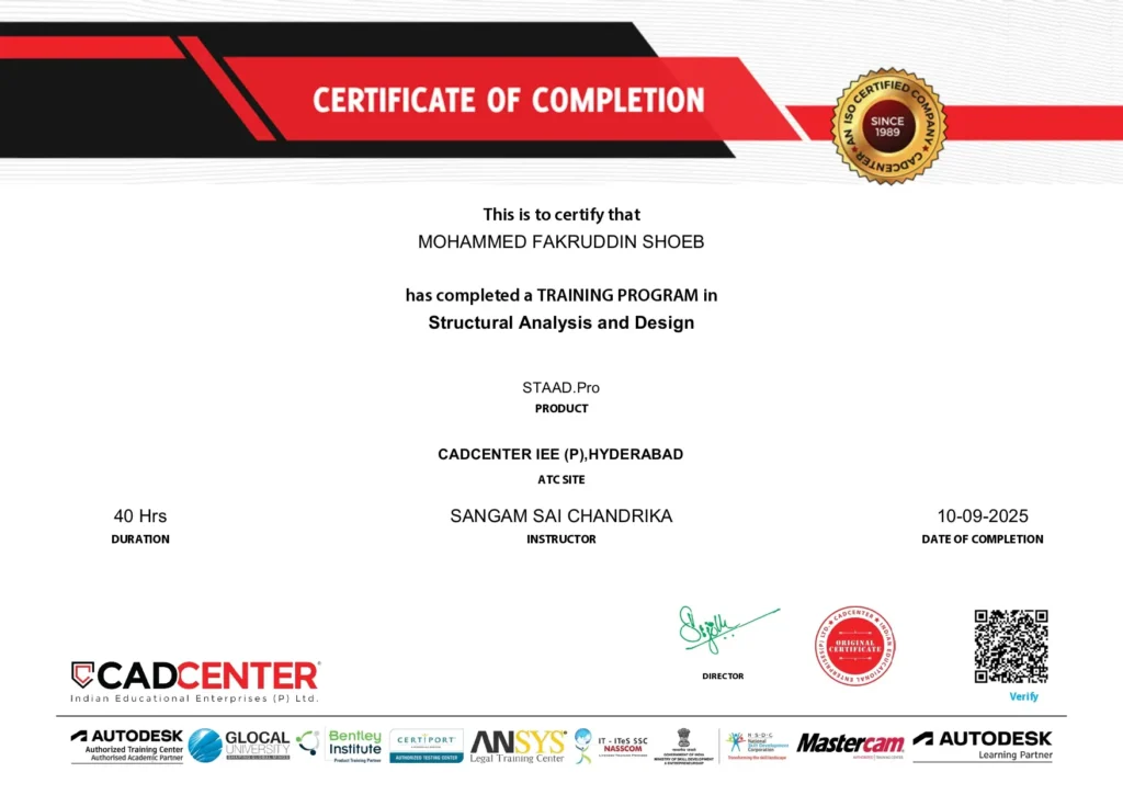 CAD Center Certification
